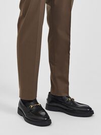 MORS EN CUIR MOCASSINS, Black, highres