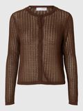 Selected HENNEPMIX GEBREID VEST, Chestnut, highres - 16097993_Chestnut_001.jpg
