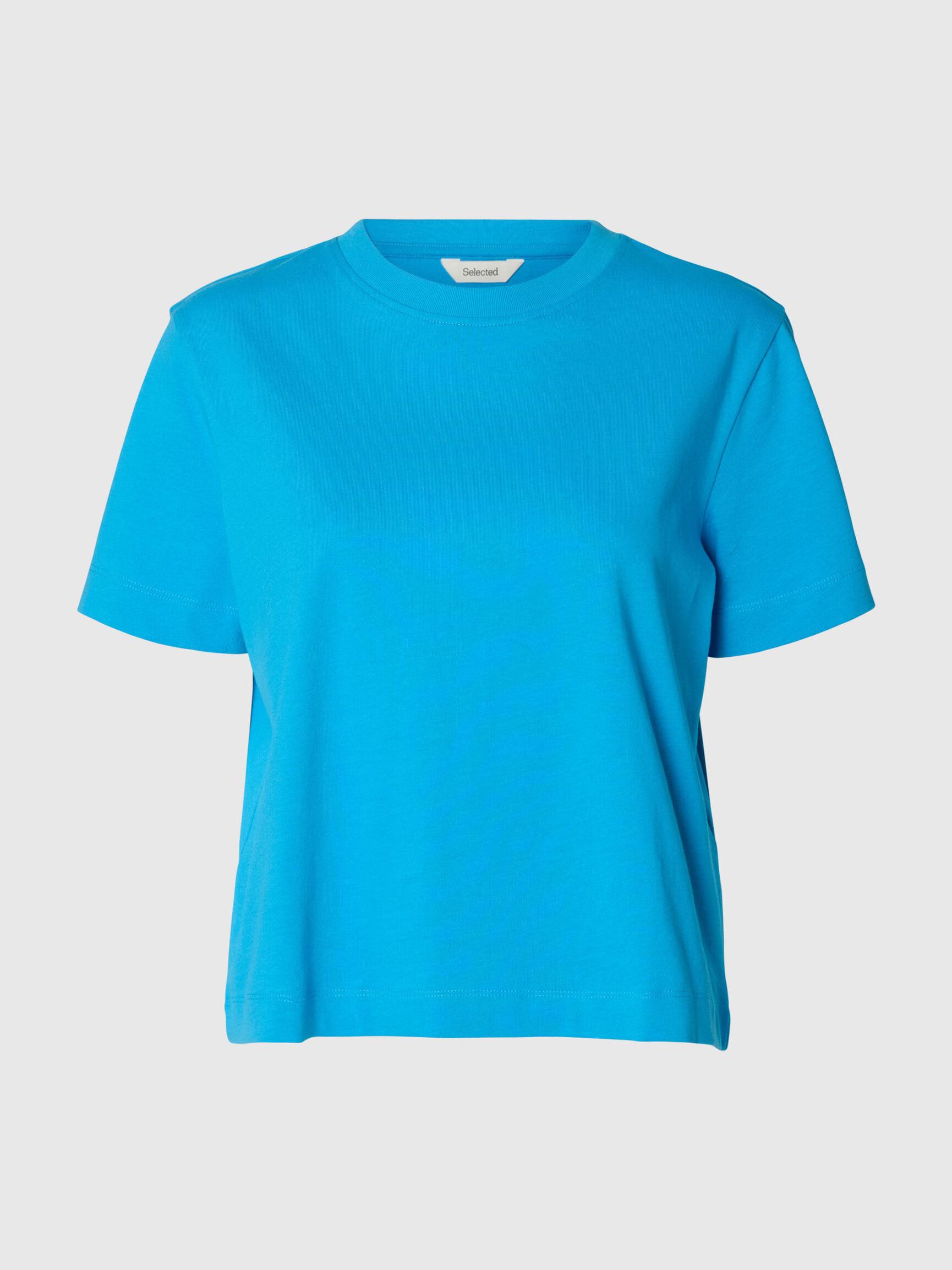 BOXY T-SHIRT, Malibu Blue, highres