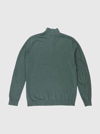 HALF-ZIP STRICKPULLOVER, Darkest Spruce, highres
