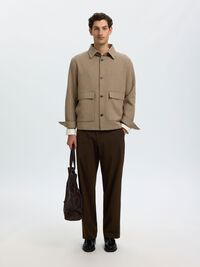 REGULAR FIT OVERSHIRT, Monks Robe, highres