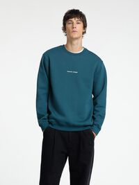 BESTICKTE SWEATSHIRT, Reflecting Pond, highres
