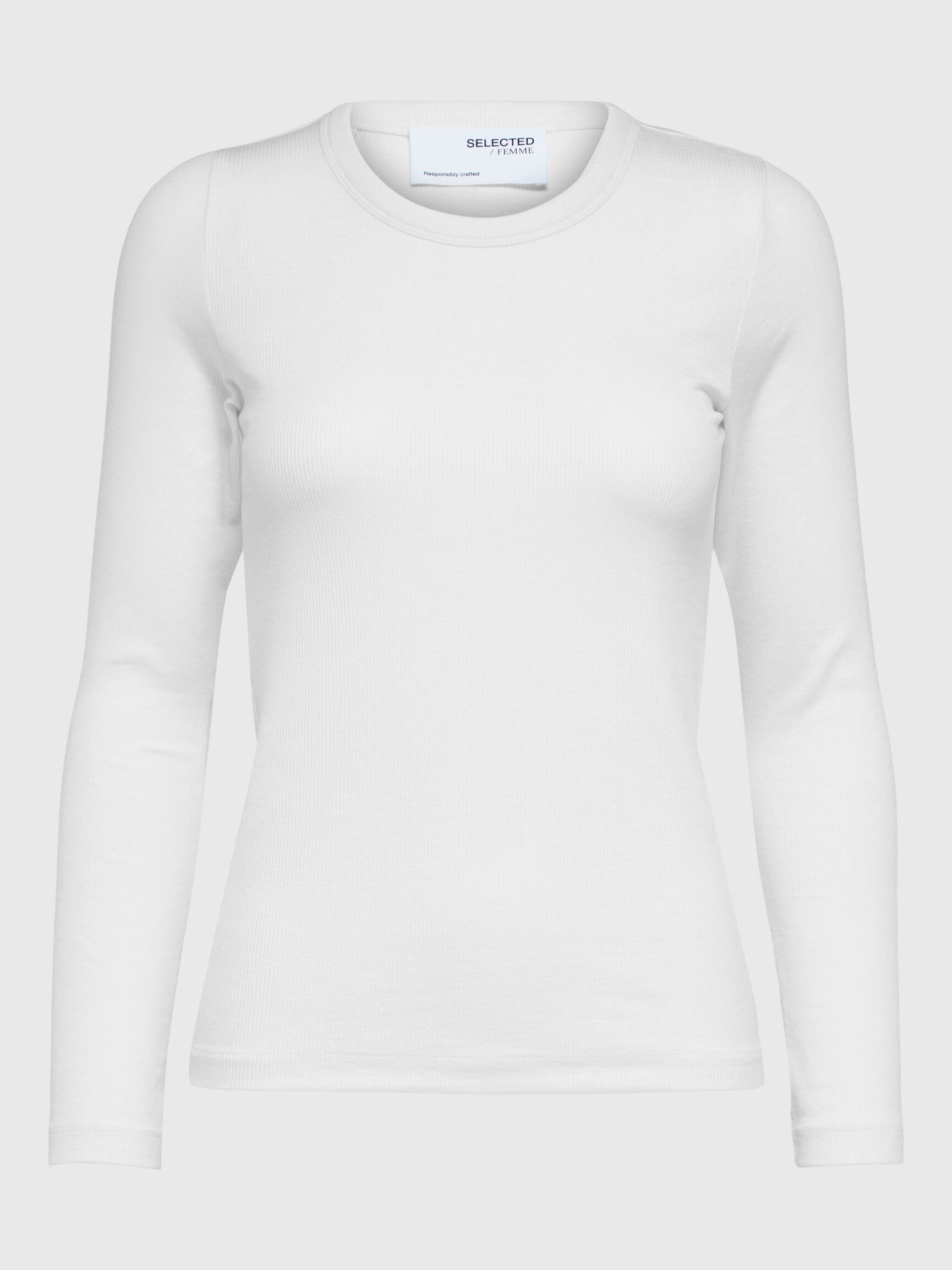 LONG-SLEEVED T-SHIRT, Bright White, highres