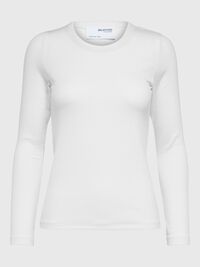 LONG-SLEEVED T-SHIRT, Bright White, highres