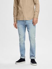 175 CORTE SLIM, AZUL CLARO JEANS, Blue Denim, highres