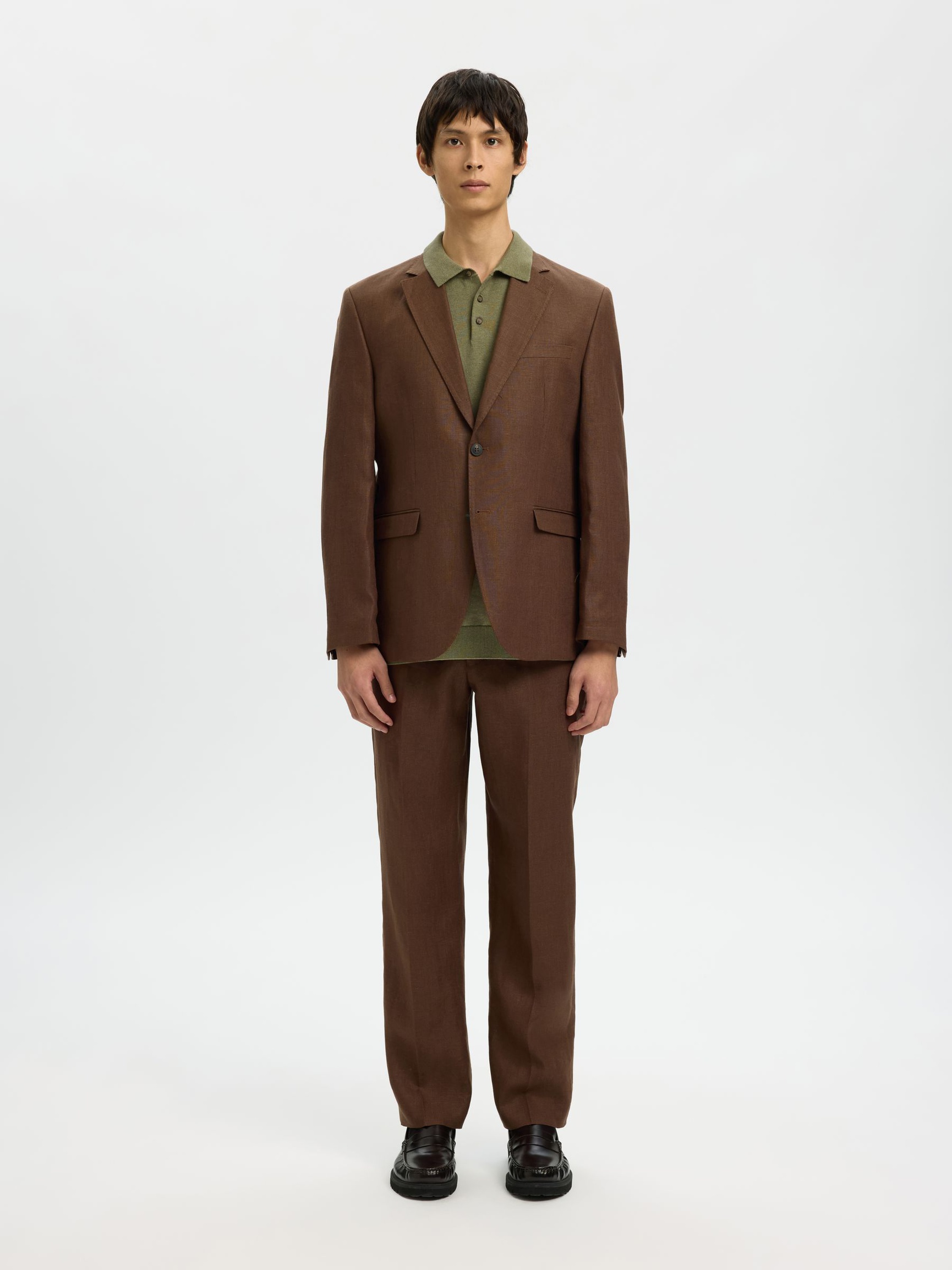 EN MAILLE POLO EN MAILLE, Deep Lichen Green, highres