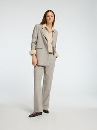 TAILORED WIDE LEG BROEK, Island Fossil, highres
