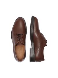 LEDER DERBY-SCHUHE, Demitasse, highres