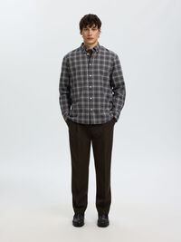 COTTON LONG SLEEVED SHIRT, Sky Captain, highres
