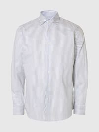 FORMELL SLIM FIT SKJORTE, Bright White, highres