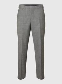 SLIM FIT SUIT TROUSERS, Grey, highres