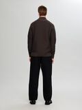 Selected HALF-ZIP PULLOVER, Chocolate Torte, highres - 16092550_ChocolateTorte_004.jpg