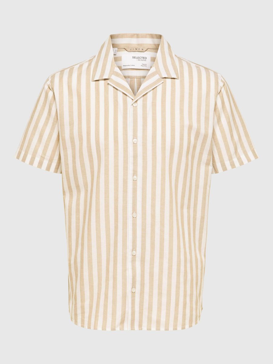 Selected CAMICIA A MANICHE CORTE, Kelp, highres - 16092978_Kelp_1114178_001.jpg