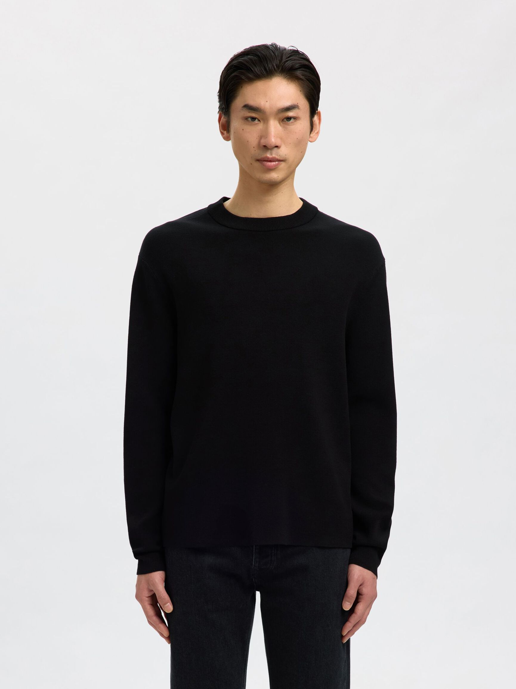 RELAXED FIT PULLOVER, Black, highres