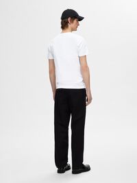 3-PACK COTTON T-SHIRT, Bright White, highres