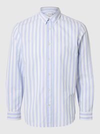 LONG SLEEVED SHIRT, Cashmere Blue, highres