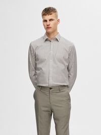 SLIM FIT SHIRT, Fog, highres