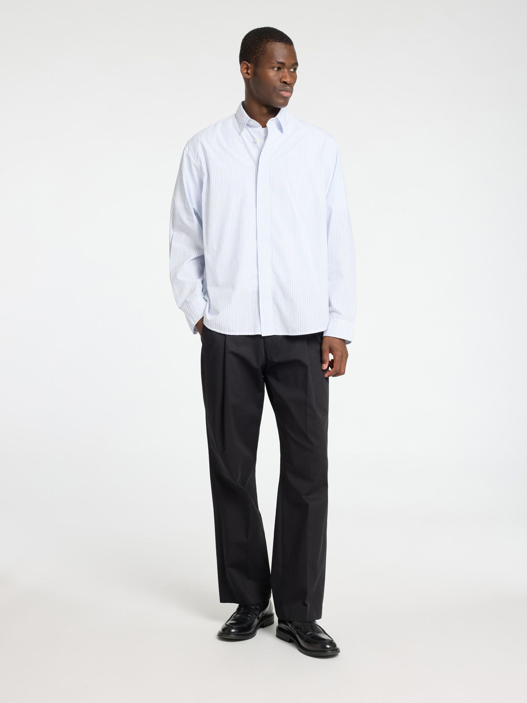 COUPE CARRÉE CHEMISE, Bright White, highres