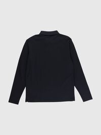 LANGÆRMET POLO, Black, highres