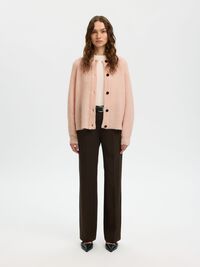WOOL BLEND CARDIGAN, Pale Dogwood, highres