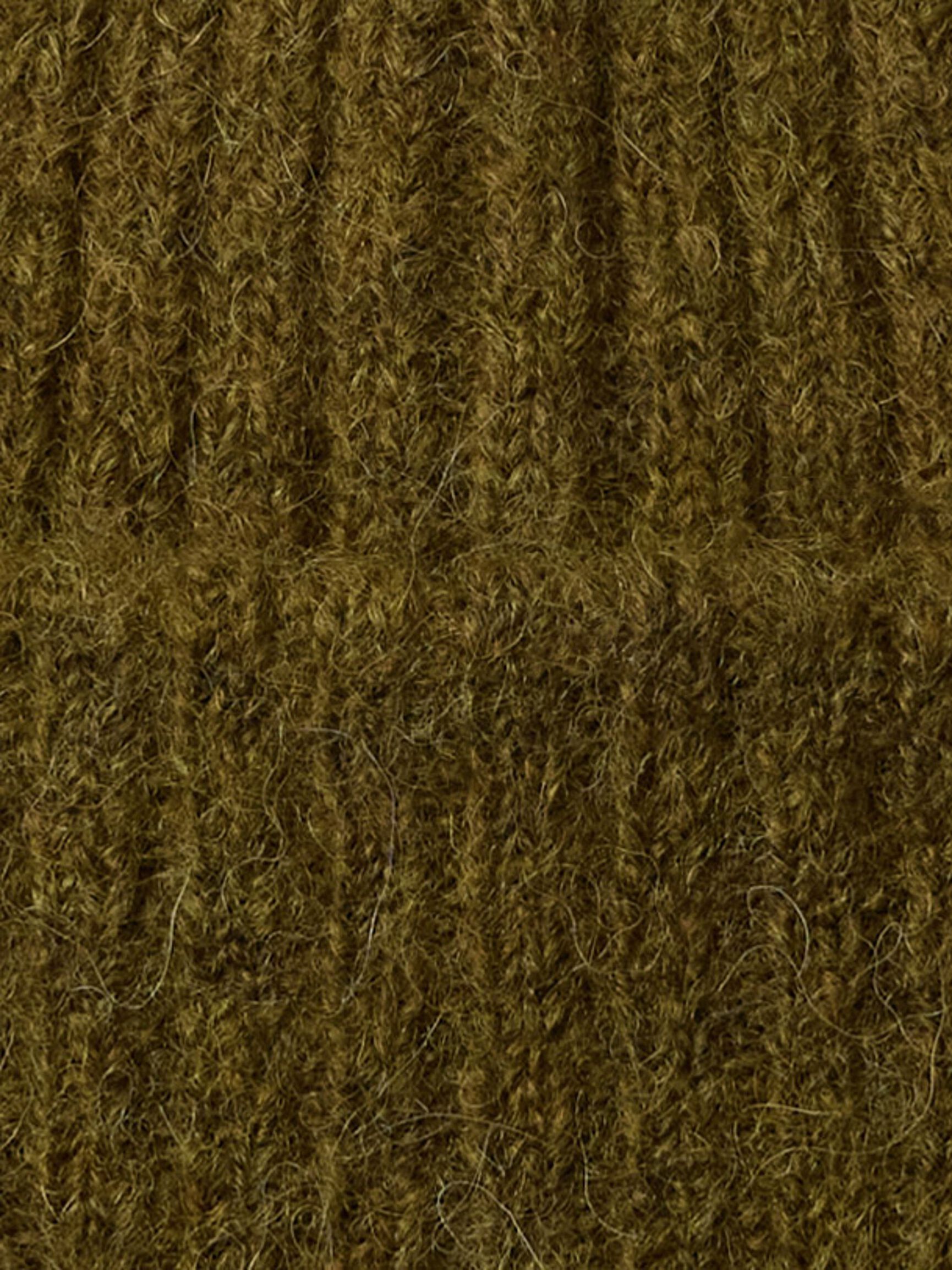 WOOL BLEND BEANIE, Fir Green, highres