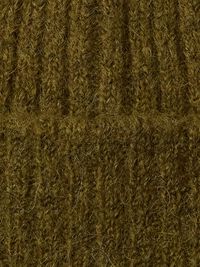 WOOL BLEND BEANIE, Fir Green, highres