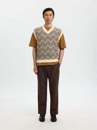 COUPE DÉCONTRACTÉE GILET TRICOTÉ, Delicioso, highres