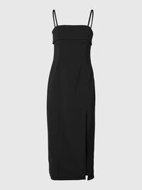 VESTITO MIDI, Black, highres
