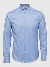 SLIM FIT SKJORTE, Light Blue, highres