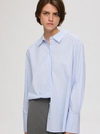 100% BAUMWOLL HEMD, Cashmere Blue, highres