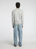 Selected VISCOSE BLEND SWEATSHIRT, Light Grey Melange, highres - 16092573_LightGreyMelange_004.jpg