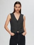Selected VISCOSE BLEND TAILORED WAISTCOAT, Dark Grey Melange, highres - 16093148_DarkGreyMelange_1145911_008.jpg