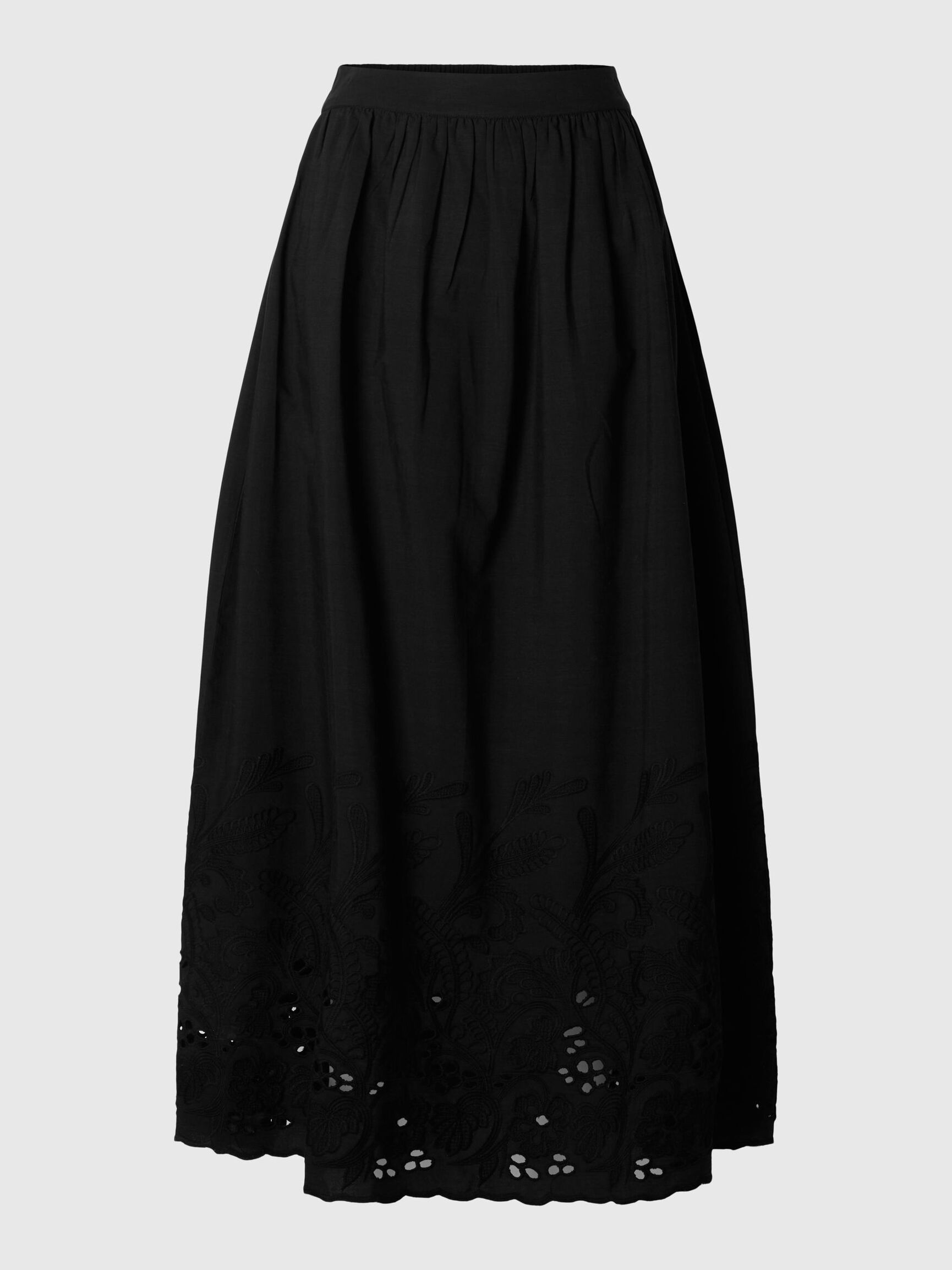 BRODERIE ANGLAISE MAXINEDERDEL, Black, highres