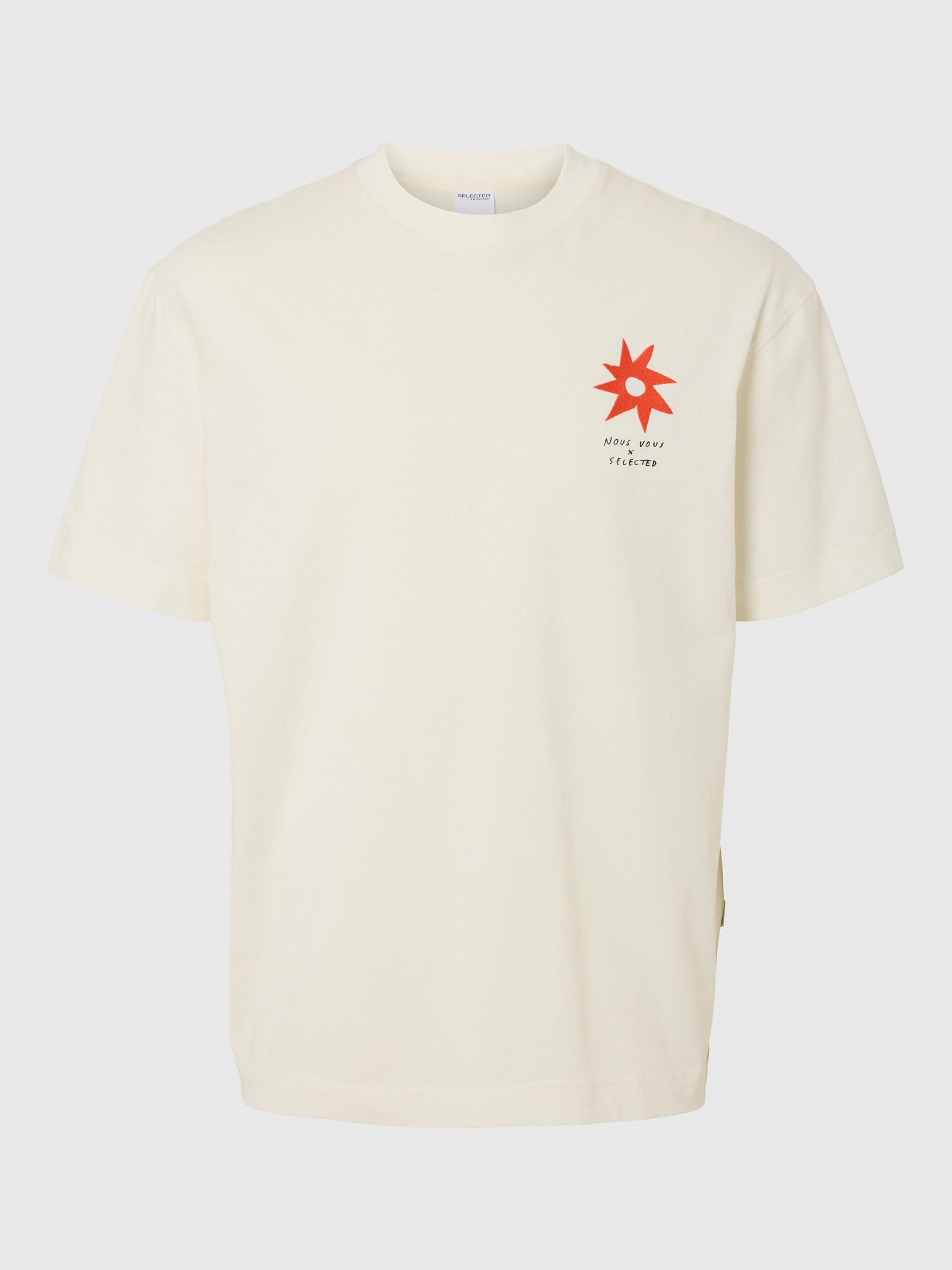 BEDRUKT T-SHIRT, Egret, highres