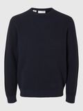 Selected 100% COTTON CREWNECK JUMPER, Dark Sapphire, highres - 16094385_DarkSapphire_001.jpg