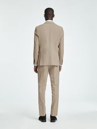 SLIM FIT WOLMIX BLAZER, Sand, highres
