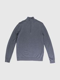 STRIKKET LANGÆRMET POLO, Morel, highres
