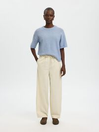 WOLLMIX STRICKPULLOVER, Cashmere Blue, highres