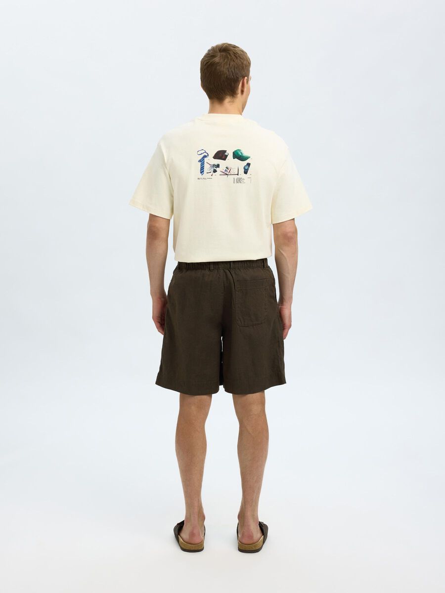 Selected LOOSE FIT SHORT VAN LINNENBLEND, Forest Night, highres - 16097541_ForestNight_004.jpg