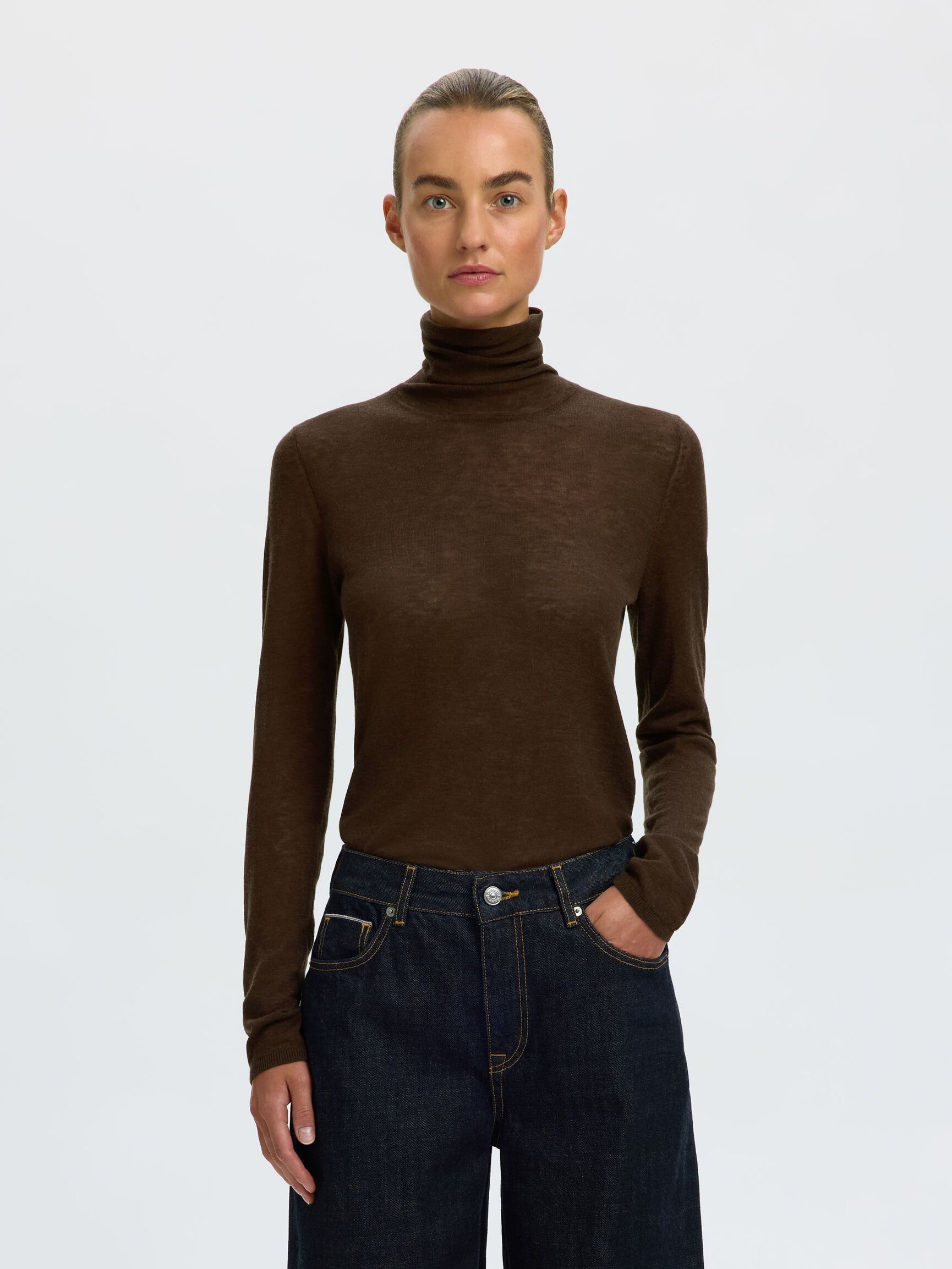 MERINO WOOL TURTLENECK, Delicioso, highres