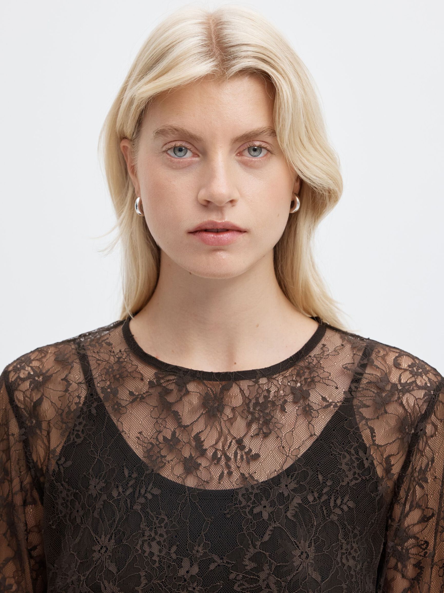 LACE TOP, Delicioso, highres