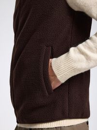 TEDDY VEST, Chocolate Torte, highres