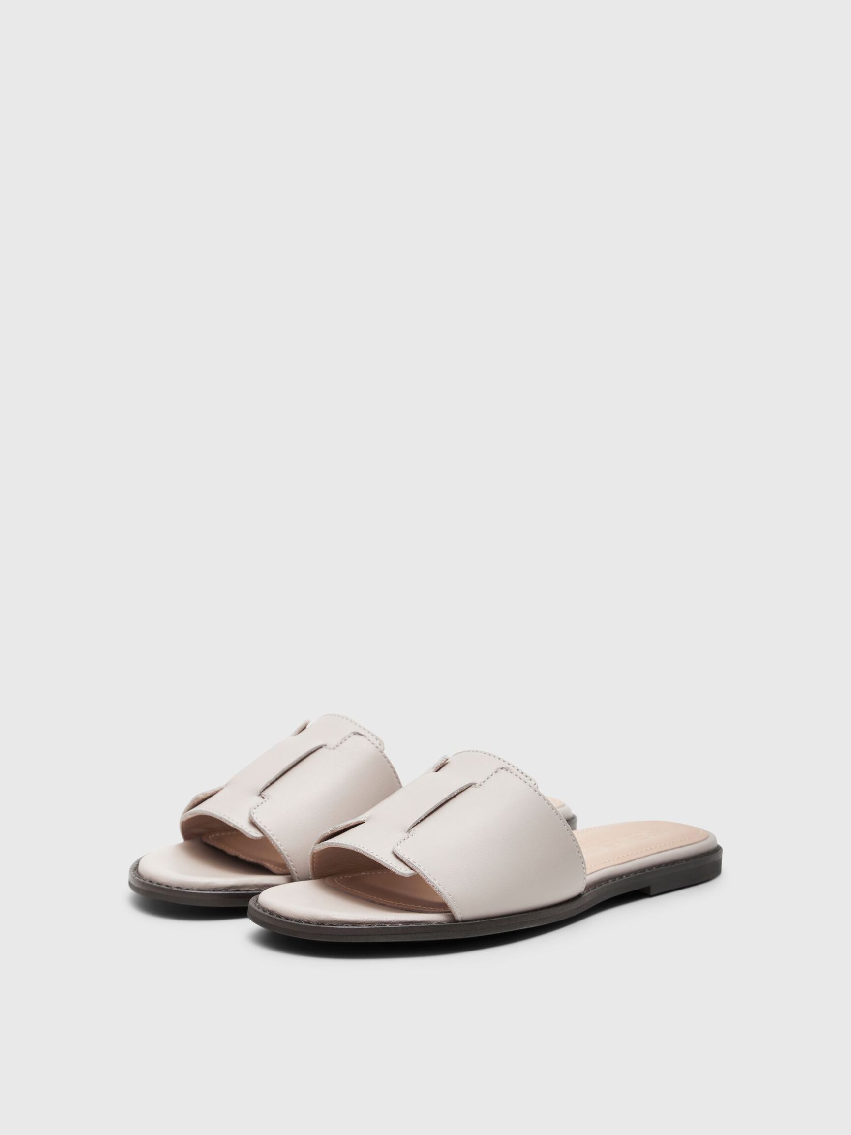 SKINN SANDALER, Greige, highres