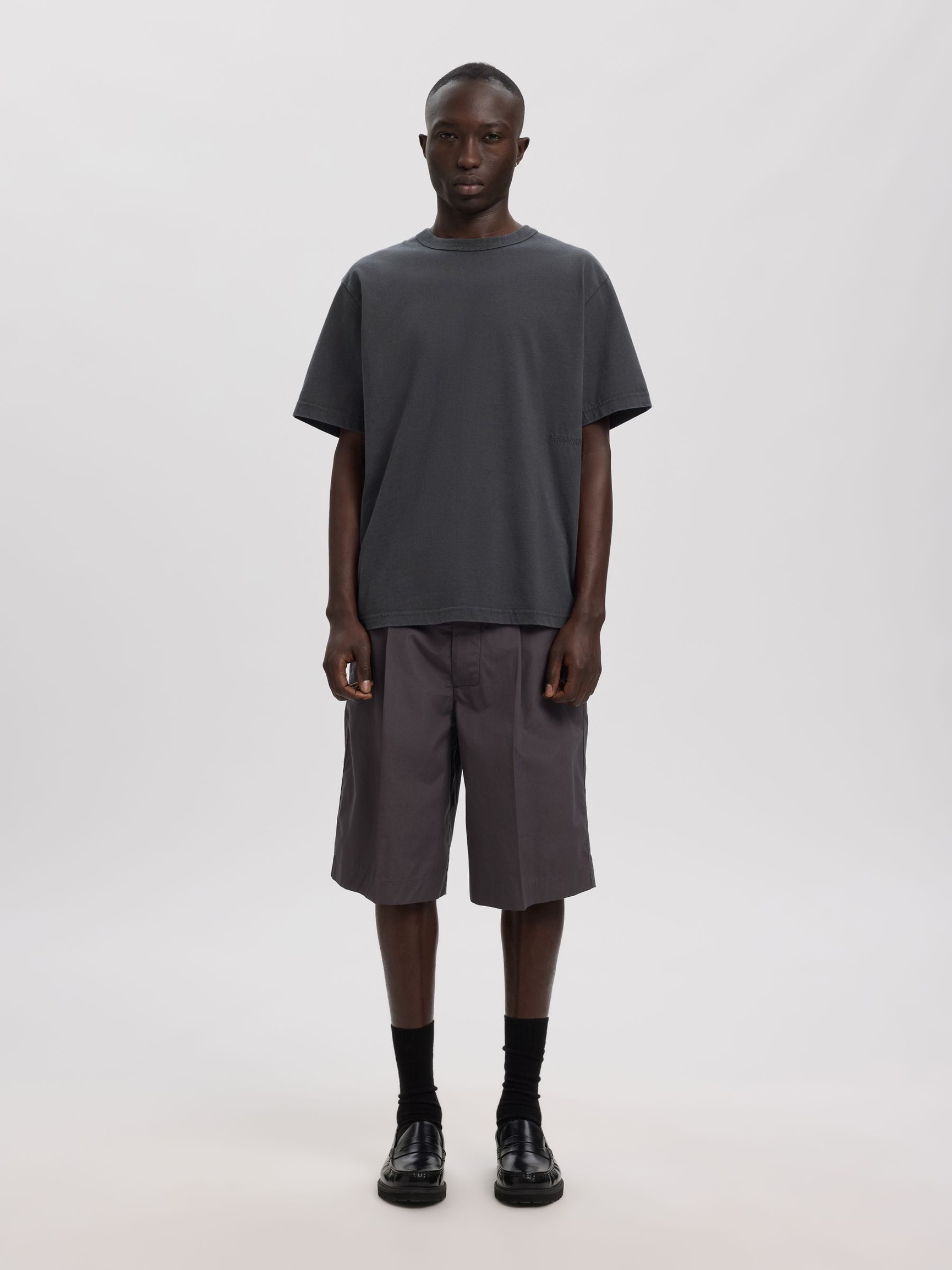 REGULAR FIT T-SHIRT, Forged Iron, highres