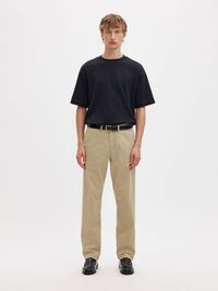 196 STRAIGHT FIT CHINOS, Greige, highres