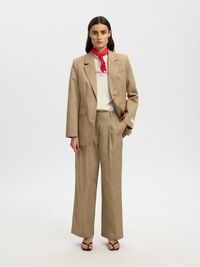 BOXY FIT CREWNECK T-SHIRT, Egret, highres