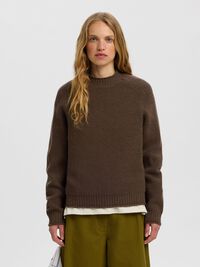 PULLOVER A MAGLIA, Turkish Coffee, highres