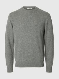 KASJMIER JUMPER, Light Grey Melange, highres