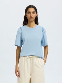 T-SHIRT, Cashmere Blue, highres