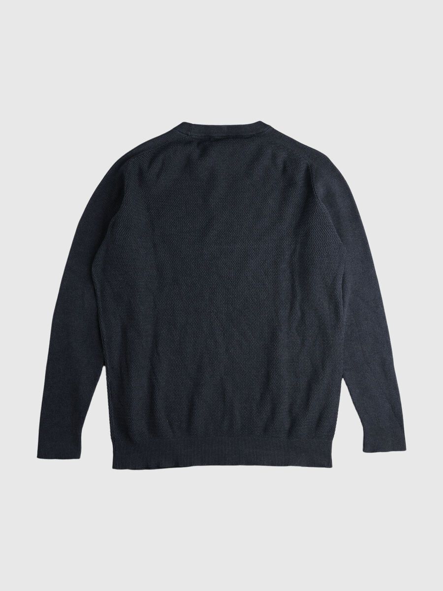 Selected ORGANIC COTTON JUMPER, Antracit, highres - 80000163_Antracit_778158_002.jpg